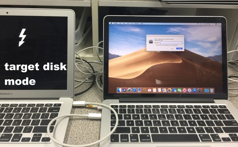 target disk mode macbook air